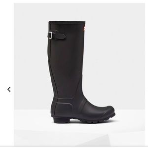 Black Hunter Rain Boots- black, size: US 8